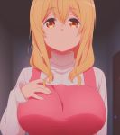  1girl blonde_hair breasts huge_breasts screencap stitched sunohara_ayaka sunoharasou_no_kanrinin-san tagme 