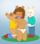  aardvark age_difference arthur arthur_(series) arthur_reed bdsm big_breasts blush bondage bound breasts buster_baxter clothing cub eyewear female forced fur glasses hand_on_breast imminent_rape incest jane_reed kissing lagomorph launny male mammal masturbation mother mother_and_son nipples parent penis rabbit reading simple_background son teeth underwear white_fur young 