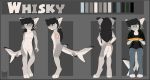  anthro black_hair catfish clothed clothing fish hair marine model_sheet nude shadowfoxnjp smile tailfin teenager whisky_catfish young 