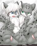 blush changed_(video_game) cheetah feline fluffy goo goo_creature hand_on_crotch lin_(changed) mammal mikami monster pawpads 