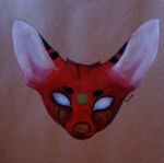  big_ears canine fennec fox glowing glowing_eyes invalid_color invalid_tag kooy kooy(character) mammal redfur short_fur simple_background tan_paper traditional_media_(artwork) 