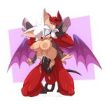  anthro balls bat big_balls big_breasts big_dom_small_sub big_penis bigdad breasts canine duo erection female full_nelson hybrid larger_male looking_pleasured male male/female mammal nipples open_mouth penetration penis precum rouge_the_bat size_difference smile sonic_(series) vaginal vaginal_penetration wings 