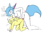  all_fours anal anal_penetration anthro areola balls big_tail blue_hair blush breasts crying cub cylus_karamele dialogue dickgirl dickgirl/male doggystyle domination duo eeveelution english_text eyes_closed female female_domination forced from_behind_position fur hair hand_on_back intersex intersex/male kneeling male meowstic nintendo penetration penis pok&eacute;mon pok&eacute;mon_(species) rape sex shiny_pok&eacute;mon signature sleepytoy small_penis sylveon tears text toy_(sleepy_toy) video_games yellow_fur young 