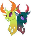  2018 changeling digital_media_(artwork) drake_drachenlicht earth_pony equine feral friendship_is_magic hi_res horse looking_at_viewer male mammal my_little_pony pharynx_(mlp) pony solo thorax_(mlp) 