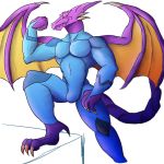  alien bulge daikuhiroshiama dragon male metroid nintendo ridley scalie solo video_games wings zero_suit 