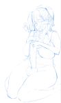  1girl breasts cum futanari hips huge_breasts plump sketch uno_makoto 