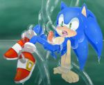  anal anal_penetration angelofhapiness anthro blush bound clothing cum erection fellatio footwear forced green_eyes handjob hedgehog jennythesonadowlover lifted male mammal open_mouth oral penetration penis rape sex shoes slime solo_focus sonic_(series) sonic_the_hedgehog sweat tears tentacles 