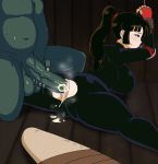  anal ass breasts cum cum_in_ass fucked_silly huge_breasts image_sample inuyasha monster penis pixiv_sample restrained sango 