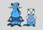  2018 animal_genitalia balls big_balls dewott duo heyitshappydoodles level_difference male male/male mammal mustelid nic_(dewott) nintendo oshawott pok&eacute;mon pok&eacute;mon_(species) sheath shiny_pok&eacute;mon size_difference slightly_chubby video_games 