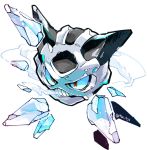  ambiguous_gender glalie nintendo not_furry pok&eacute;mon pok&eacute;mon_(species) red_eyes simple_background solo video_games white_background 