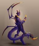  anthro arachnid arthropod blue_eyes butt_pose claws grey_background horn male multi_arm multi_limb open_mouth personification scorpio_(symbol) scorpio_(zodiac) scorpion simple_background solo stinger undeadkitty13 western_zodiac 