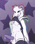  2018 asriel_dreemurr boss_monster caprine crackers erection horn male mammal penis precum solo undertale video_games 