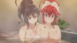  2girls animated animated_gif breast_grab breasts grabbing high_school_dxd himejima_akeno large_breasts multiple_girls rias_gremory water 