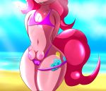  2018 areola beach bikini breasts camel_toe canister_(artist) clothed clothing condom cutie_mark earth_pony equine erect_nipples exposed_breasts faceless_female female friendship_is_magic hair hands_behind_back horse mammal my_little_pony navel nipples open_mouth open_smile outside pink_hair pinkie_pie_(mlp) pony pose presenting presenting_teats seaside semi-anthro skimpy sky smile solo standing sunlight swimsuit teats teeth thick_thighs tongue water 