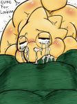  alphys blush cum cum_bubble cum_from_nose cum_in_mouth cum_in_nose cum_inside deep_throat eyewear female forced glasses hakiahki humanoid male male/female nude oral oral_penetration orc penetration penis reptile scalie sex simple_background tears undertale video_games 