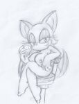 anthro bat breasts chair chaos_emerald female furniture gem graphite_(artwork) half-closed_eyes hi_res holding_object looking_at_viewer mammal narrowed_eyes nipples nude pencil_(artwork) rouge_the_bat sega simple_background sitting smile solo sonic_the_hedgehog_(series) takeshi1000 traditional_media_(artwork) white_background wings