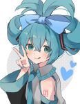  39 aqua_eyes aqua_hair aqua_nails aqua_necktie cinnamoroll crypton_future_media detached_sleeves enipa_28 hatsune_miku highres long_hair necktie piapro very_long_hair vocaloid 