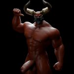 2_horns abs balls biceps demon genitals hi_res horn humanoid male nipples paladins pecs penis raum_(paladins) red_body red_skin solo vein veiny_muscles veiny_penis voluox yellow_eyes