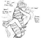  2018 5_fingers 5_toes ahegao anthro anthro_on_anthro big_breasts black_and_white blush boss_lamb_(hladilnik) breasts caprine comic dialogue digital_drawing_(artwork) digital_media_(artwork) duo english_text equine feet female foot_wraps hair hands_behind_head head_grab hi_res hindpaw hladilnik humanoid_feet humanoid_hands inside interspecies leg_wrap long_hair looking_pleasured male male/female male_penetrating mammal mane_hair mature_female mature_male monochrome nipples nude onomatopoeia open_mouth pain paws penetration plantigrade sex sheep side_view simple_background sketch sound_effects stand_and_carry_position standing text toes vaginal vaginal_penetration white_background wide_eyed wraps zebra zebra_dad_(hladilnik) 