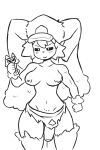 anonymous_artist anthro ash_ketchum bedroom_eyes big_breasts bodily_fluids breasts clothed clothing crossgender dripping featureless_breasts female ftg_crossgender fti_crossgender generation_4_pokemon genital_fluids gynomorph hat headgear headwear hi_res intersex lopunny muscular muscular_gynomorph muscular_intersex narrowed_eyes nintendo partially_clothed pokemon pokemon_(species) precum precum_drip ruined_skirt seductive solo_focus thick_thighs torn_clothing totem