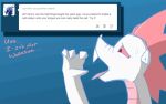 animated anthro ask_blog cyril_(spyro) dragon fellatio_gesture fizzle_(mlp) friendship_is_magic gesture hasbro humor male my_little_pony open_mouth scalie solo suggestive suggestive_gesture tumblr unknown_artist western_dragon
