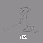  2017 ambiguous_gender animated anthro anthro_on_feral avian bat bestiality big_butt bird breasts butt dusk_(tabuley) english_text facesitting female female/ambiguous feral grey_background greyscale looking_back lying mammal monochrome nude on_back simple_background sitting tabuley text 
