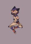 3_toes anthro bound breasts clothing corpse crowskull death eyes_closed feet female forced forced_exposure hi_res hood kennen_(lol) league_of_legends leg_wound mask medium_breasts nipples nude partially_clothed_female riot_games solo toes torn_clothing wounded yordle