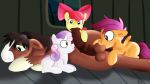  apple_bloom_(mlp) earth_pony equine friendship_is_magic group group_sex horn horse jbond mammal my_little_pony oral penis pony scootaloo_(mlp) sex sweetie_belle_(mlp) troubleshoes_(mlp) unicorn wings young 