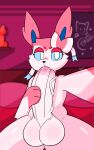 absurd_res anthro autofellatio big_penis eeveelution generation_6_pokemon genitals hi_res huge_penis hyper hyper_genitalia hyper_penis looking_at_viewer male masturbation nintendo oral oral_masturbation penile penile_masturbation penis pokemon pokemon_(species) solo sylveon vygri