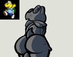  absurd_res anthro big_butt blush bodily_fluids bottomless butt clothed clothing gammackkk half_naked hi_res hoodie huge_butt koopa koopa_shell koopa_troopa koops looking_at_viewer looking_back male mario_bros narrowed_eyes nintendo pantsless paper_mario paper_mario:_the_thousand_year_door presenting presenting_hindquarters scalie shaded shell short_tail solo sweat sweatdrop sweaty_butt tail topwear turtle_shell 