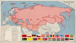  absurdres english_text highres map no_humans non-web_source off-topic soviet soviet_flag 