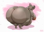  2024 anthro asterozoan belly bent_over big_belly big_breasts big_butt breasts butt common_hippopotamus dino.d.dice dreamworks echinoderm female gloria_the_hippopotamus half-closed_eyes hi_res hippopotamid jiggling looking_at_viewer looking_back looking_back_at_viewer madagascar_(series) mammal marine morbidly_obese morbidly_obese_anthro morbidly_obese_female mostly_nude motion_lines mouth_closed narrowed_eyes nude obese obese_anthro obese_female overweight overweight_anthro overweight_female rear_view side_belly side_boob signature smile smiling_at_viewer smirk smirking_at_viewer solo starfish starfish_(accessory) starfish_bra tiptoes wiggle 