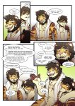  anthro baraking comic father feline mammal parent son tiger 