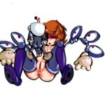  2015 4_fingers animate_inanimate balls black_balls black_body black_butt black_eyes black_penis breasts brown_clothing brown_footwear brown_shoes butt captainkirb clothing crossover cuphead_(character) cuphead_(game) cybernetic_arm cybernetic_leg cybernetic_limb cybernetics cyborg duo eyelashes female female_human female_on_humanoid female_penetrated fingers footwear for_a_head genitals glans hair hands_on_hips handwear heart_eyes heart_symbol human human_on_humanoid human_penetrated humanoid humanoid_genitalia humanoid_penetrating humanoid_penetrating_female humanoid_penetrating_human humanoid_penis interspecies larger_female larger_humanoid machine male male/female male_humanoid male_on_human male_penetrating male_penetrating_female mammal nipples not_furry object_head one_eye_closed orange_hair peacock_(skullgirls) penetration penis pink_glans pupils pussy red_eyes sex shoes simple_background size_difference skullgirls small_breasts smaller_humanoid smaller_male spread_legs spreading tan_body tan_breasts tan_butt tan_clothing tan_gloves tan_handwear tan_pussy tan_skin white_background 