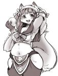  canine female fox mammal midriff setouchi_kurage wide_hips 