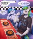  ! ... 2018 5_fingers ? animal_genitalia animal_penis anthro anthro_on_anthro bedroom_eyes big_breasts biting_lip blue_hair blue_jewel_(cloppermania) blush booth breasts cleavage clothed clothing daughter dialogue duo_focus eating english_text equine equine_penis erection evomanaphy exhibitionism eyebrows eyelashes eyes_closed fan_character father father_and_daughter feathered_wings feathers female folded_wings food fork fully_clothed green_hair grey_penis group hair half-closed_eyes handjob hi_res incest inside looic male male/female mammal multicolored_hair my_little_pony napkin pancake pants parent pegasus penis plate public restaurant seductive sex shirt short_hair signature sitting smile speech_bubble spoon stealth_sex syrup table teal_eyes teeth text two_tone_hair unseen_character urethra white_feathers wings 