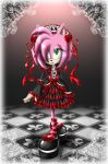  2009 amy_rose anthro clothing female footwear green_eyes looking_at_viewer metalpandora shoes sonic_(series) 