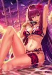  fate/grand_order fate_(series) highres npcpepper scathach_(fate)_(all) scathach_(swimsuit_assassin)_(fate) 