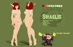  blood blood_elf chibi elf female humanoid model_sheet not_furry nude solo video_games warcraft zingiber 