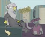  avian dialogue fan_character gryphon male marsminer masturbation my_little_pony vacuum 