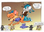  buster_bunny cosplay rhubella_rat tagme tiny_toon_adventures 