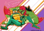  anthro catyuffie duo male male/male michelangelo_(tmnt) penis raphael_(tmnt) reptile rise_of_the_teenage_mutant_ninja_turtles scalie teenage_mutant_ninja_turtles turtle 