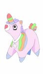  ambiguous_gender animate_inanimate equine foundationdown_(artist) fur horn mammal pi&ntilde;ata pink_fur scp-956 scp_foundation unicorn 