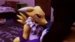  2018 3d_(artwork) animated anthro blue_eyes breasts claws dark_skin digimon digital_media_(artwork) erection fellatio female fur hel humanoid interspecies loop male male/female mammal nude open_mouth oral penis renamon sex source_filmmaker video_games white_fur 