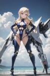  ai-generated confident heroic highres mario_(series) mecha mechabare non-web_source pilot robot rosalina smile 