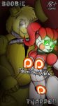  advertisement animatronic baby_(fnafsl) censored felinesyndr0me lagomorph machine mammal patreon rabbit robot springtrap_(fnaf) 