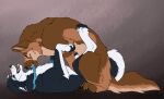  ambiguous_gender ambiguous_penetrated black_body black_fur black_pawpads blue_collar blue_eyes brown_body brown_fur canid canine canis collar domestic_dog duo feral feral_on_feral feral_penetrated feral_penetrating feral_penetrating_feral fur german_shepherd herding_dog hi_res husky hybrid killthe_demon looking_pleasured lying male male/ambiguous male_penetrating male_penetrating_ambiguous mammal nordic_sled_dog on_back open_mouth pastoral_dog pawpads penetration pink_tongue sex side_view sidney_(krypted) simple_background spitz tan_body tan_fur tongue tongue_out white_body white_fur wolf yellow_eyes zach_(psyphix) 