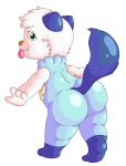  2018 alpha_channel anthro butt cute_fangs digital_media_(artwork) male mammal mustelid nintendo oshawott otter pixel_(artwork) pok&eacute;mon pok&eacute;mon_(species) rear_view shaking_butt signature simple_background solo tahgoomy_(artist) tongue tongue_out transparent_background video_games 