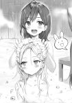  bathing last_embryo momoko_(momopoco) mondaiji_tachi_ga_isekai_kara_kuru_sou_desu_yo? monochrome naked tagme 