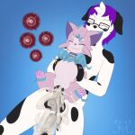 absurd_res animal_genitalia animal_penis animal_pussy anthro anthro_on_feral arian_the_dalmatian bestiality big_dom_small_sub black_body black_fur bodily_fluids canid canine canine_genitalia canine_penis canine_pussy canis chair_position collar cum cum_explosion cum_in_pussy cum_inflation cum_inside dalmatian digit_ring domestic_dog dominant duo eeveelution espeon excessive_cum excessive_genital_fluids eyewear female feral from_behind_position fur generation_2_pokemon genital_fluids genitals glasses hair hi_res hybrid impregnation inflation jewelry jm-luxro knotting larger_male lewxen male male/female mammal neck_tuft nintendo penetration penis pink_body pink_fur pokemon pokemon_(species) purple_hair pussy ring sex size_difference tuft vaginal vaginal_penetration veo_(st3veo) wedding_ring white_body white_fur